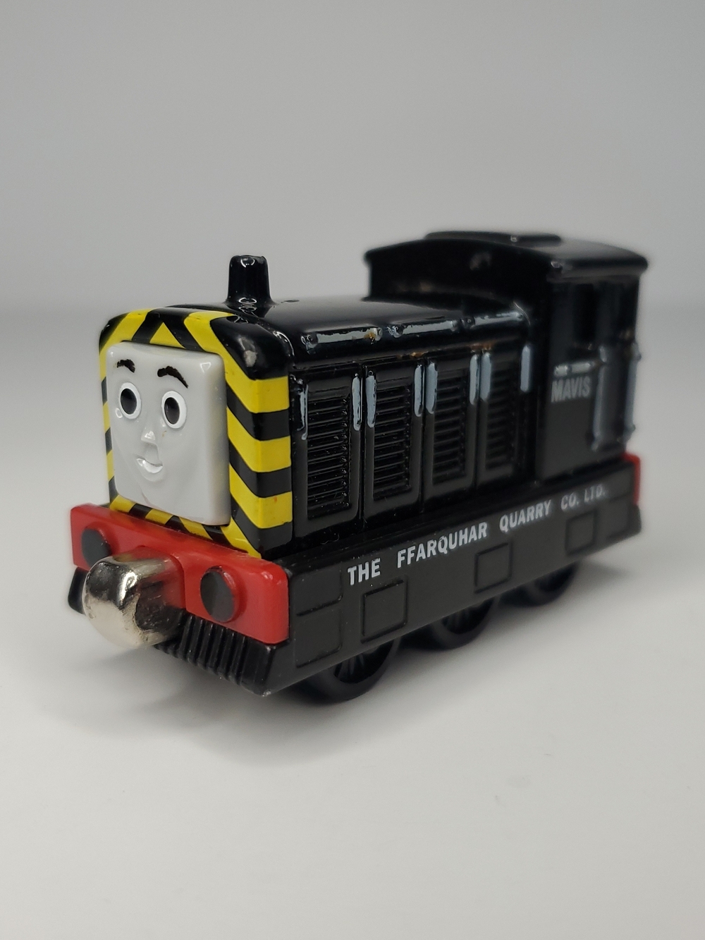 2003 Thomas the Train Mavis Diecast Metal Tank Engine Take Play Black Yellow